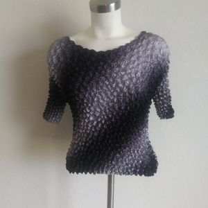 F.C women's top size XL gray with black used in go